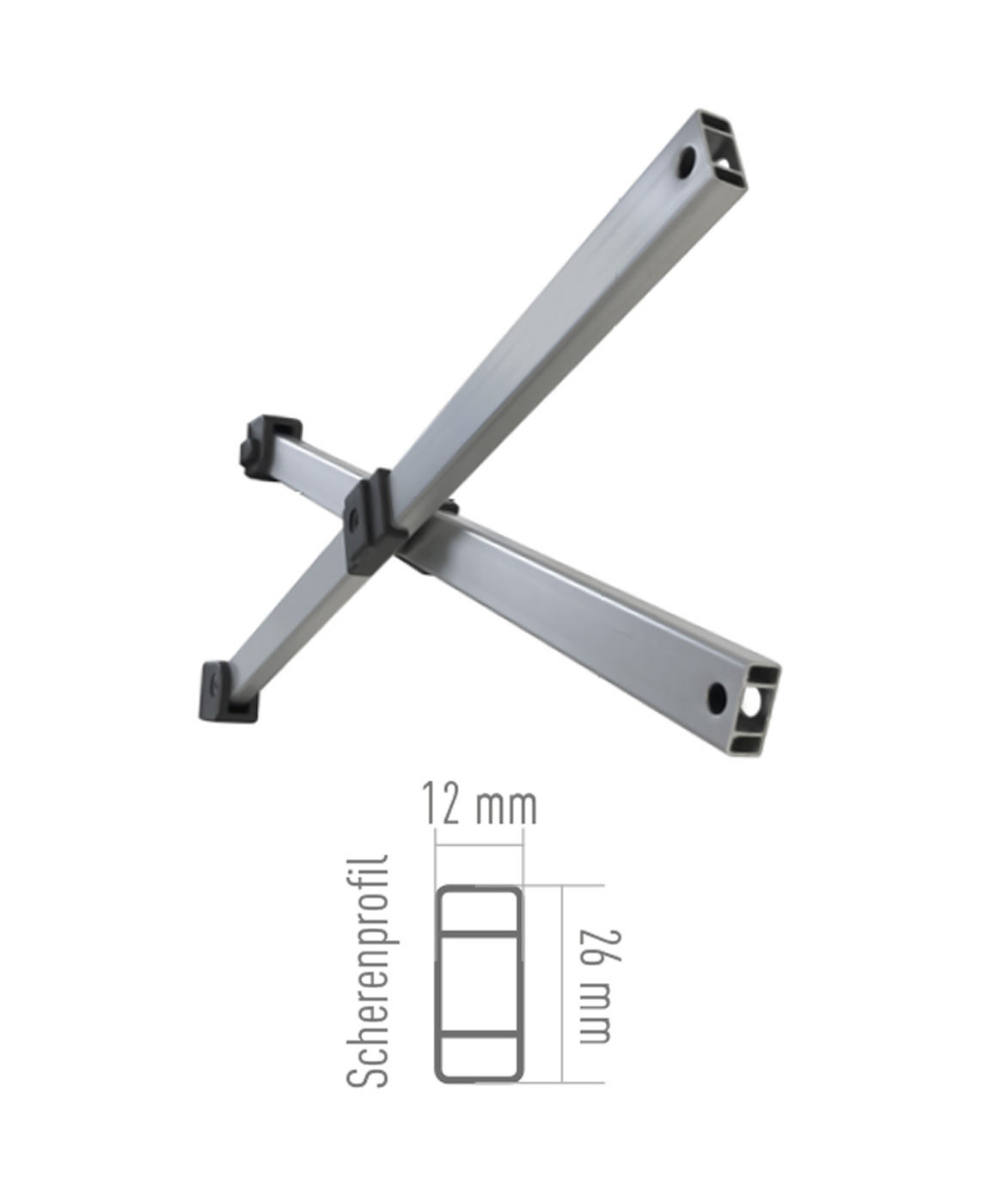 HEXA ø45 Frame Scissor Profile