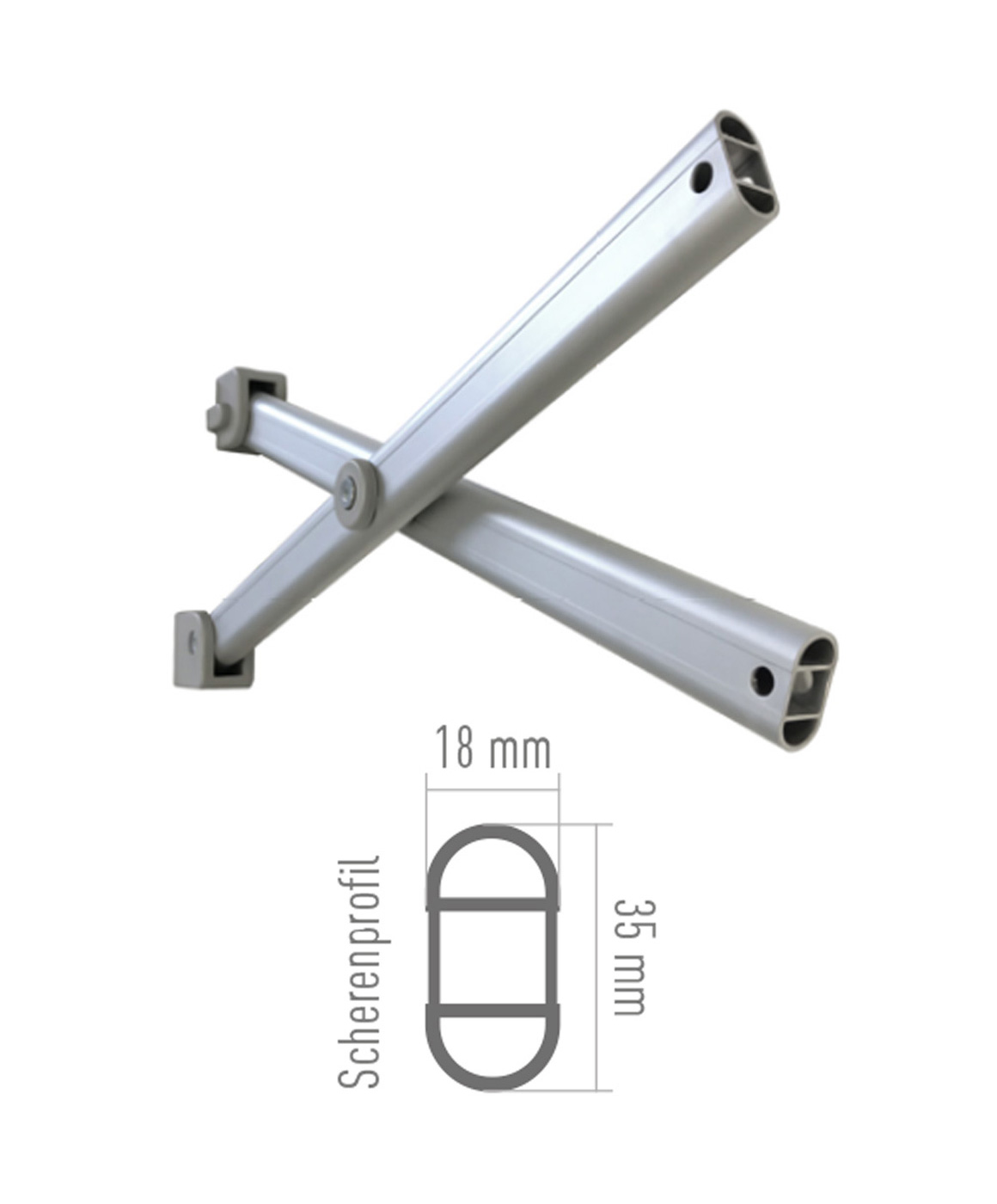 OCTA ø50 Frame Scissor Profile